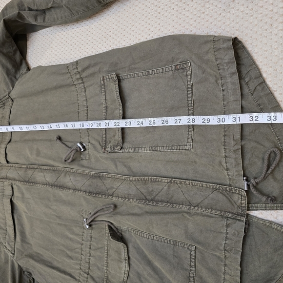 Levi Strauss & Co Women's Army Green Utility Jacket Size XL - Picture 10 of 11